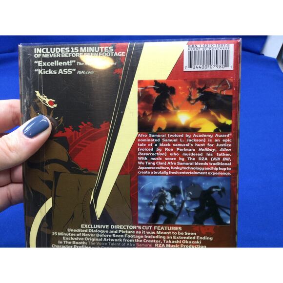 Afro Samurai Directors Cut Samuel L Jackson DVD - Picture 5 of 12